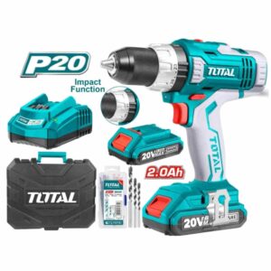 Taladro Inalambrico Ion Litio20 Volt 10mm TOTAL