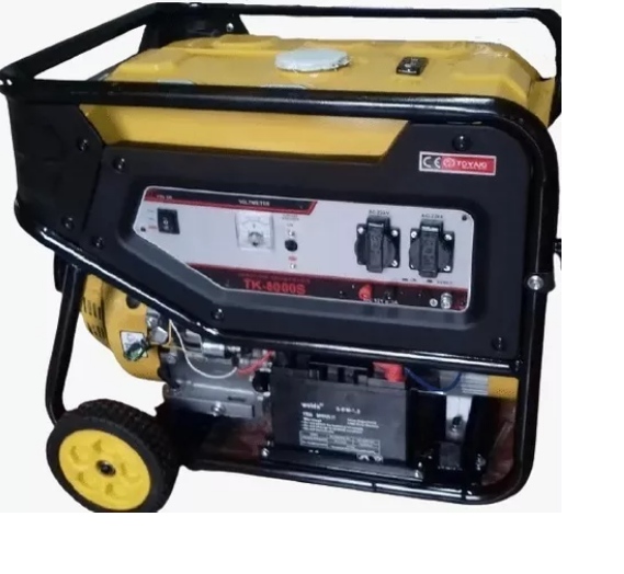 vista completa de Generador bencinero monofásico Toyaki TK 8000S 6.500 watts