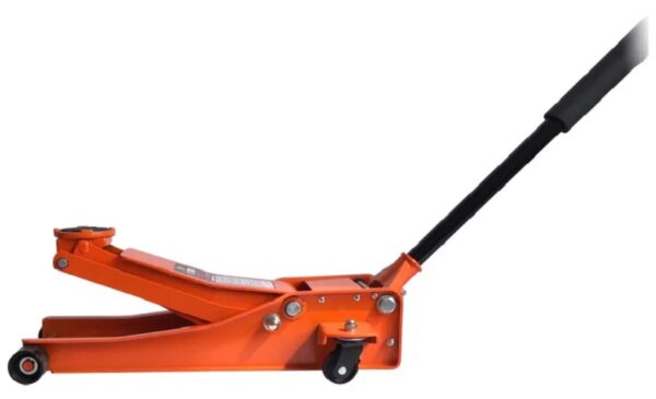 Gata Caimán Hidráulica 3 Ton Heavy Duty perfil bajo con fondo blanco