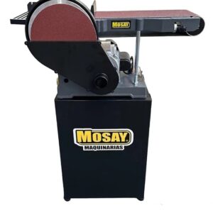 vista de frente de Lijadora de Banda 6" x 9" 1.100 Watts 220 V con fondo blanco