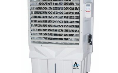 ¿Cómo optimizar el consumo eléctrico de un enfriador de aire evaporativo en jornadas continuas de más de 6 horas?