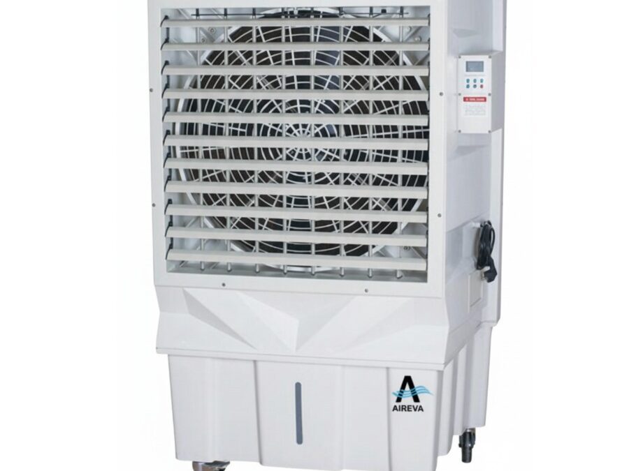 ¿Cómo optimizar el consumo eléctrico de un enfriador de aire evaporativo en jornadas continuas de más de 6 horas?