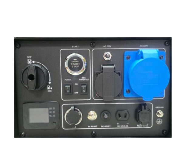 detalle del panel del Generador Inverter Insonorizado Kothman GIK6500