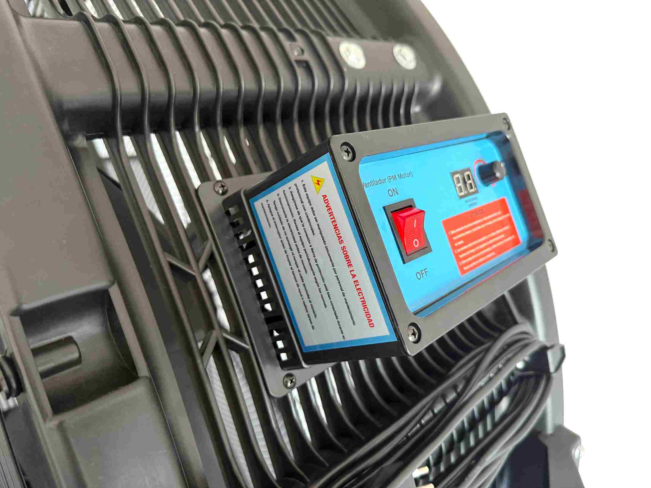 panel de control de ventilador de piso 42 pulgadas